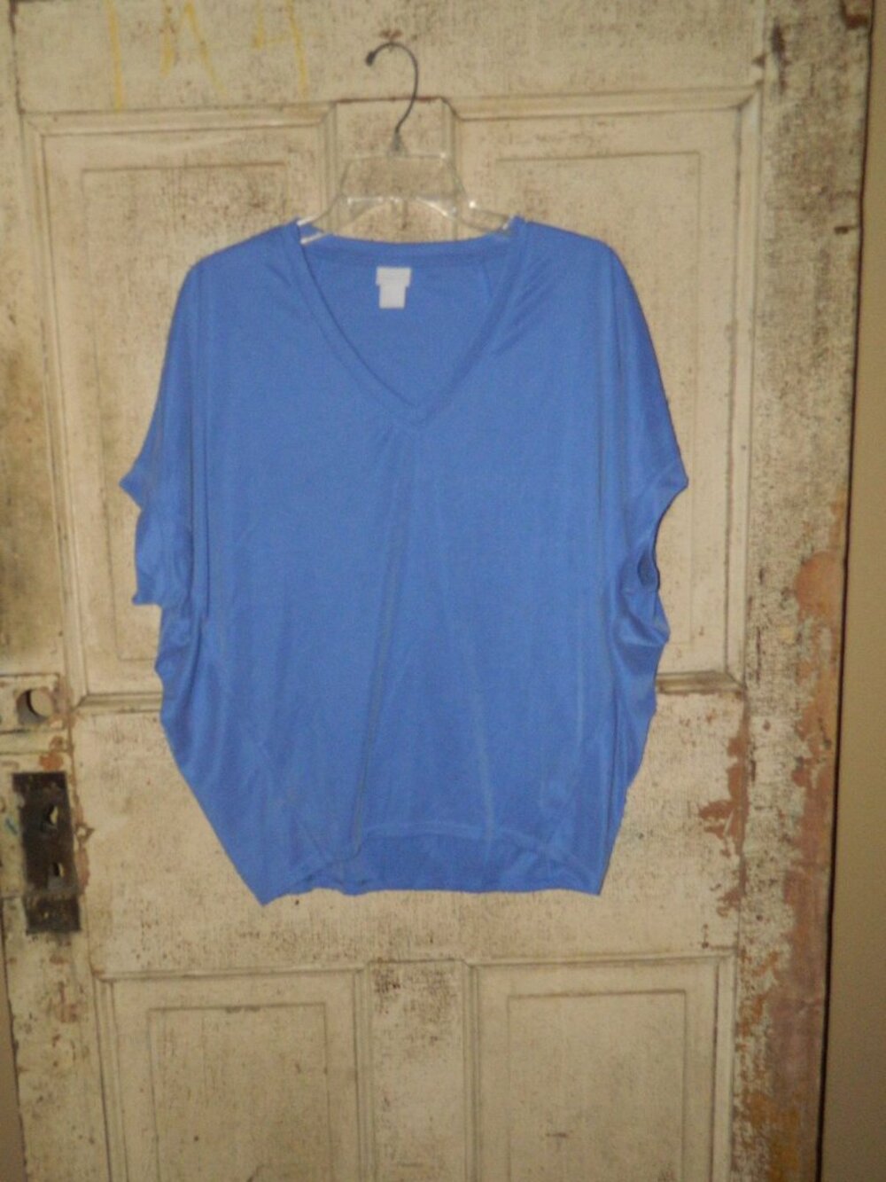 Chico's Ribbed Batwing Top Size M (D-28)